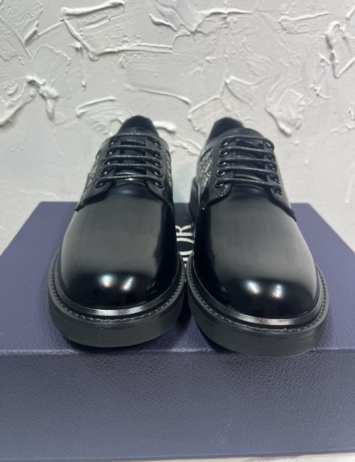 Christian Dior CD Granville Leather Loafer Shoes