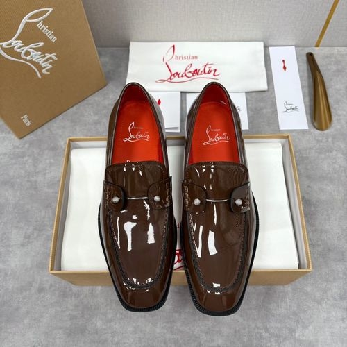 Christian Louboutin New Loafer Shoes With Red Sole