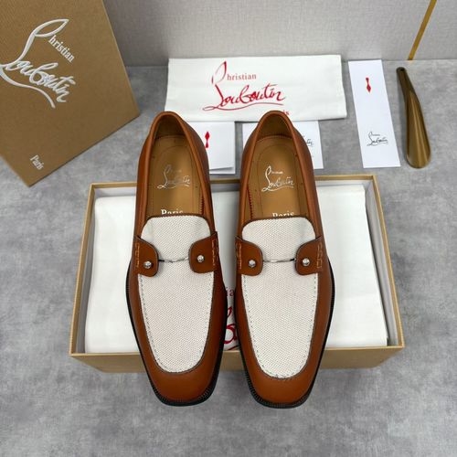Christian Louboutin New Loafer Shoes With Red Sole