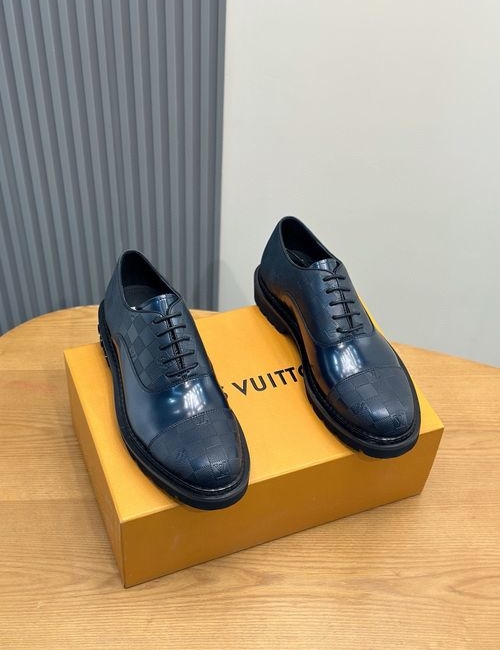 Louis Vuitton LV Premium Leather Shoes With TPR Sole