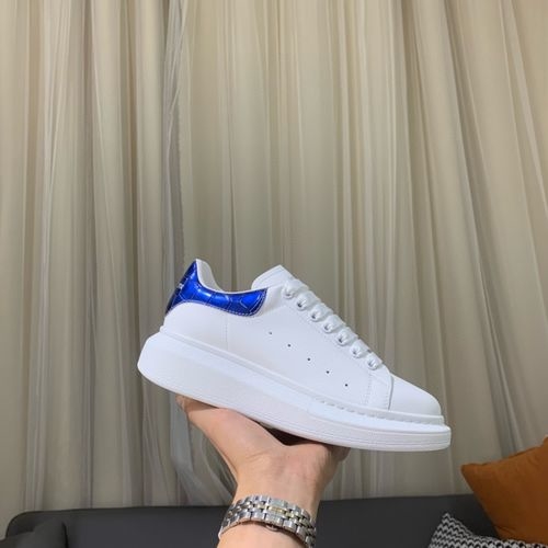 McQueen Premium Pattern Leather Sneakers With Box