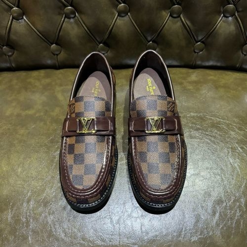Louis Vuitton LV Leather Shoes With Genuine Leather Sole