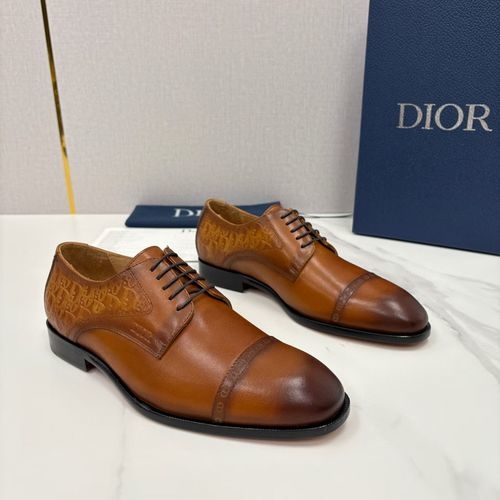 Christian Dior CD Elegant Timeless Loafers With Oblique Print