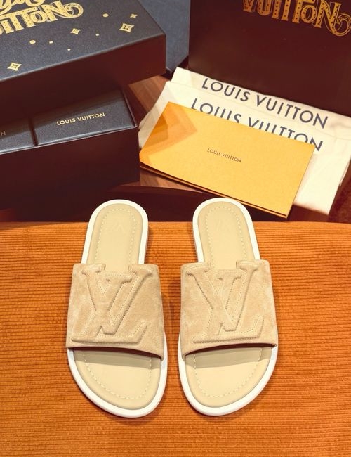 Louis Vuitton LV Oasis Slides Monogram Embossed Comfort Sole
