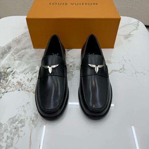 Louis Vuitton LV Leather Sole Comfortable Leather Shoes