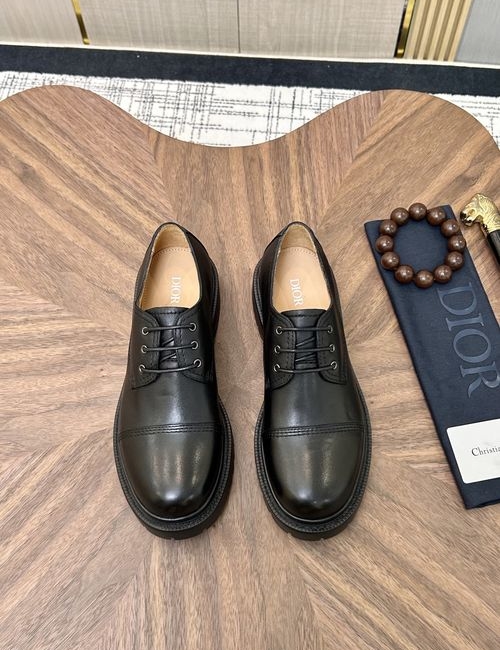 Christian Dior CD Glossy Leather Business Dress Shoes