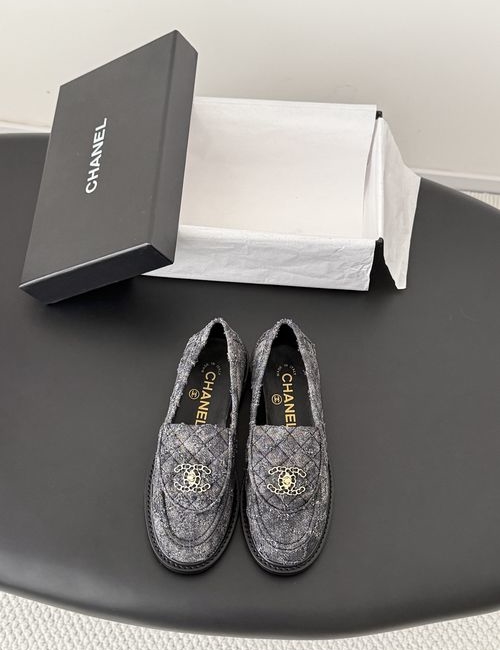 Chanel Turnlock Flats With Genuine Leather Sole
