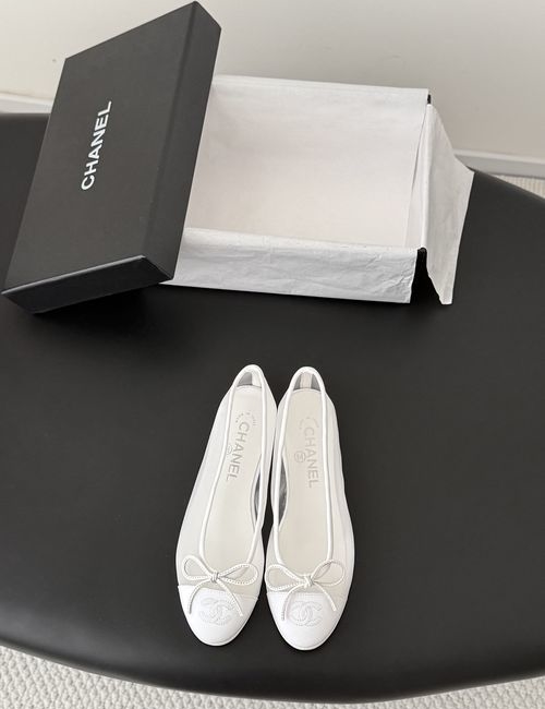 Chanel Round Toe Ballet Flats