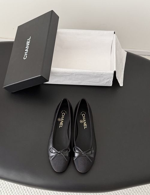 Chanel Round Toe Ballet Flats