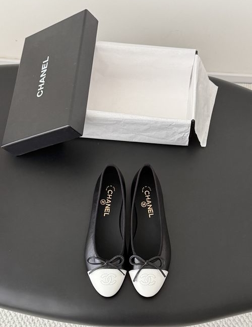 Chanel Round Toe Ballet Flats