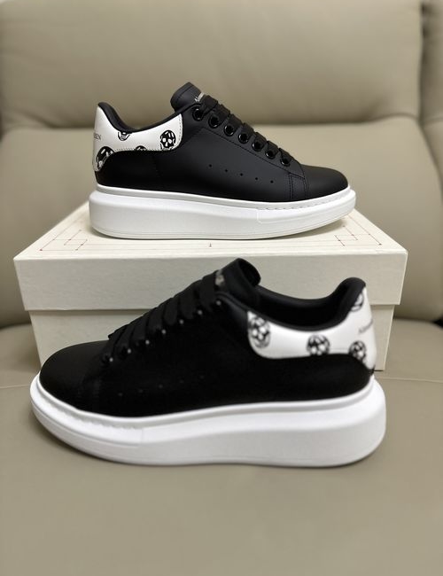 McQueen Cow Leather Breathable Comfortable Sneakers