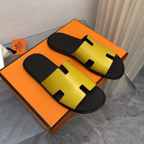 Hermes H Classic Calfskin Leather Sandals