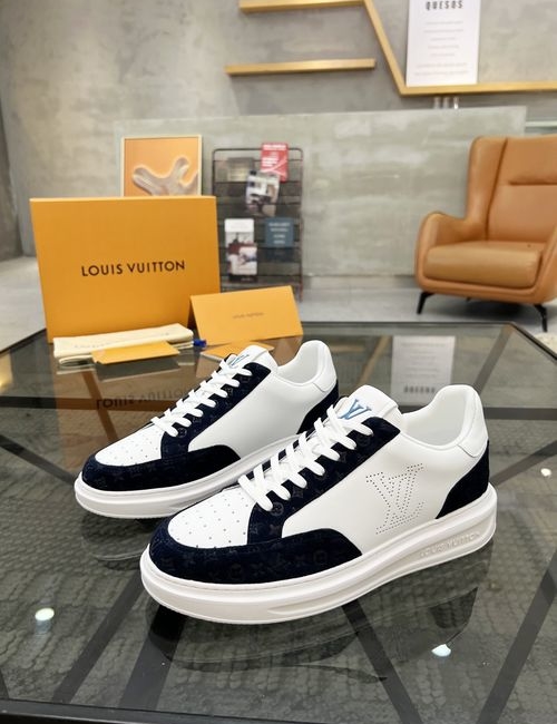 Louis Vuitton LV Embossed Cowhide Upper Sneakers