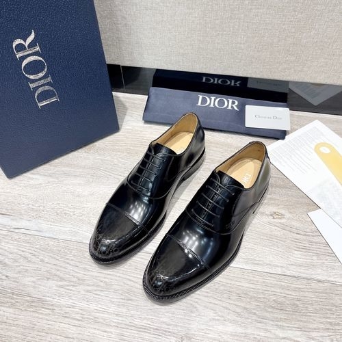 Christian Dior CD Business Casual Polished Leather Shoes
