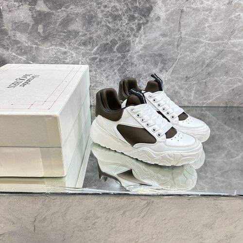 McQueen Curved Sole Lightweight Casual Sneakers