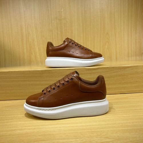 McQueen Color-Blocked Casual Shoes With Premium Materials