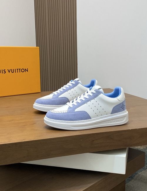 Louis Vuitton LV Stitched Cowhide Casual Sneakers