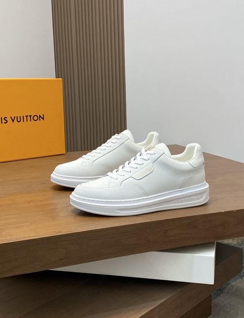 Louis Vuitton LV Cowhide Casual Sneakers With TPU Sole
