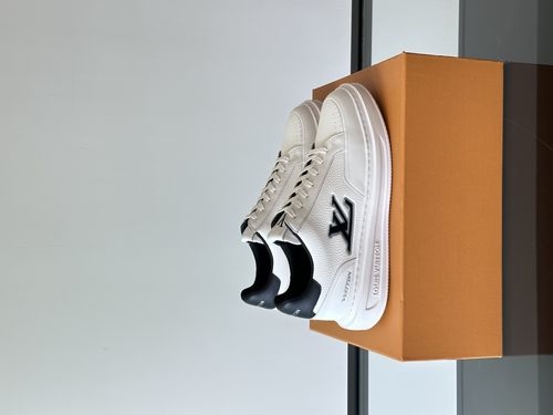 Louis Vuitton LV Beverly Hills Monogram Leather Sneakers
