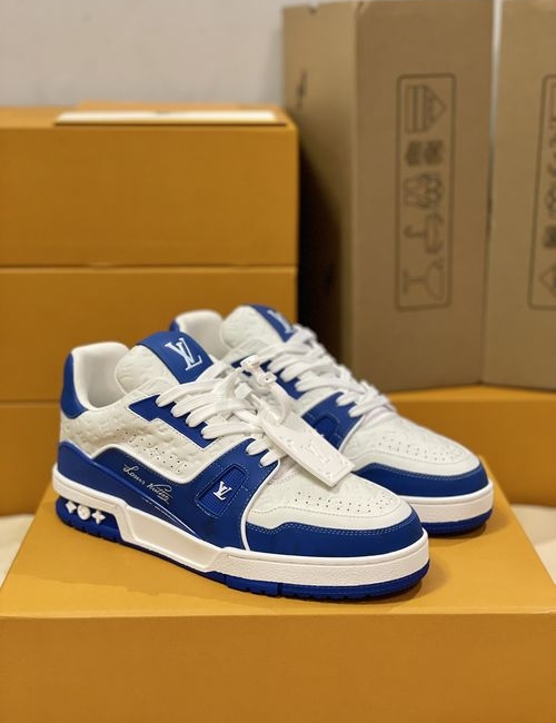 Louis Vuitton LV Trainer Sneakers Inspired By Vintage Basketball Shoes
