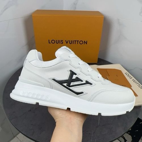 Louis Vuitton LV Runner Tatic Sneakers With Grid Fabric, Lightweight Sole