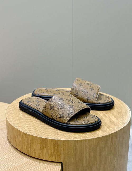Louis Vuitton LV Waterfront Sandals With Monogram Pattern