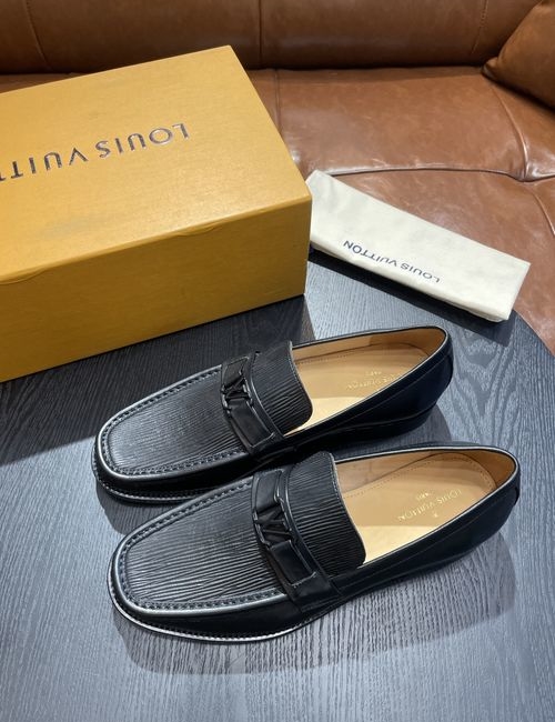 Louis Vuitton LV Cowhide Leather Shoes With Rubber Outsole