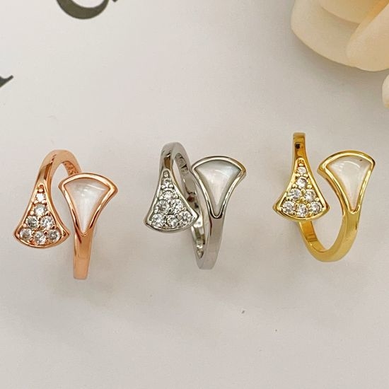 Bvlgari Diamond Mother of Pearl Ring