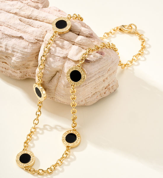 Bvlgari Vintage Coin Two-Tone Chunky Necklace