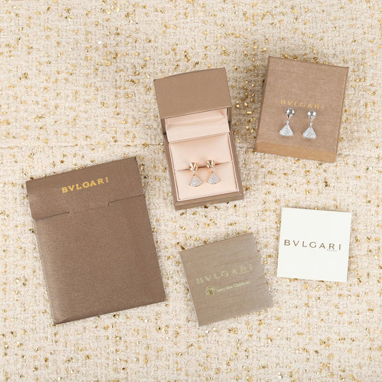 Bvlgari Movable Umbrella Stud Earrings High Craft
