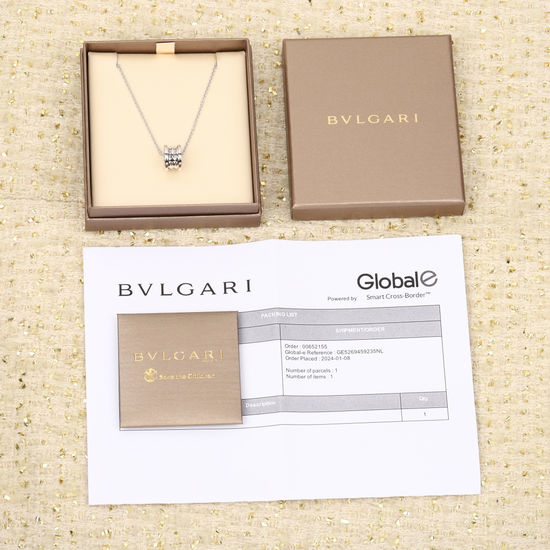 Bvlgari Charity Pendant Necklace Premium Silver Jewelry