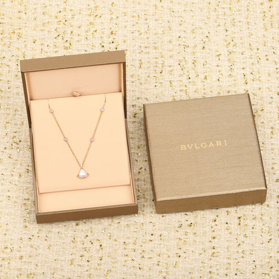 Bvlgari Mother of Pearl Pendant Necklace