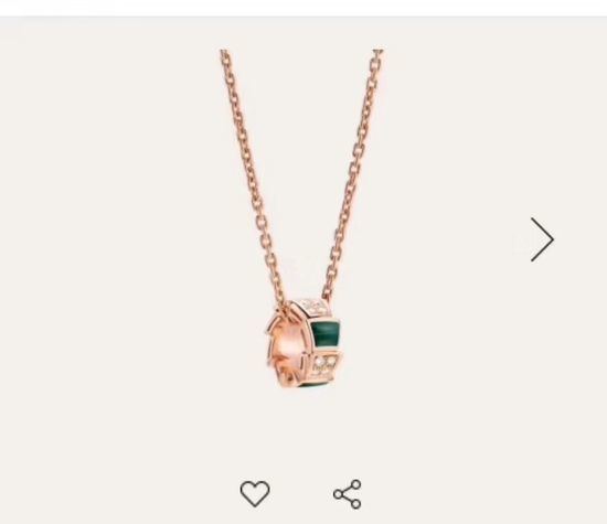Bvlgari Bulgari Serpenti Snake Necklace with Diamond