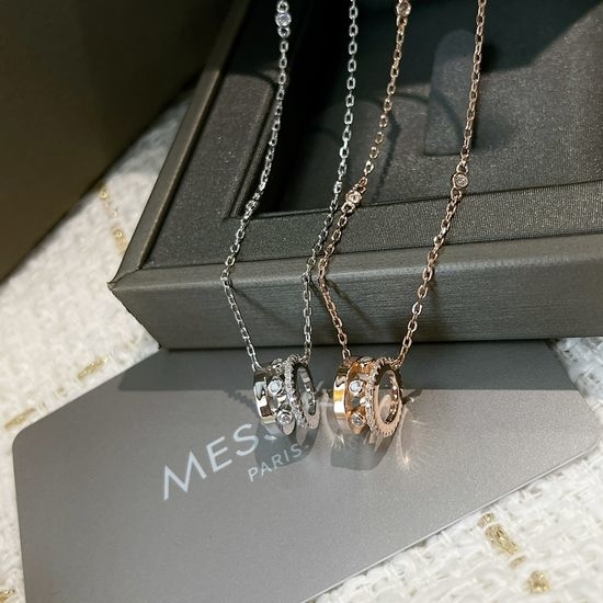 Messika Diamond Sliding Pendant Necklace