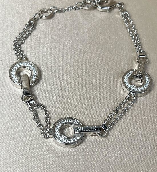 Bvlgari Adjustable Full Diamond Bracelet
