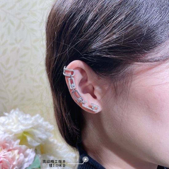 Messika Gold Plated Convertible Clip On Earrings