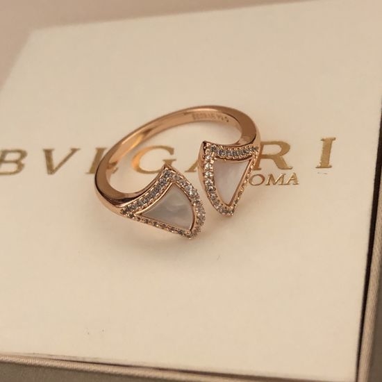 Bvlgari 18K Rose Gold Open Band Ring