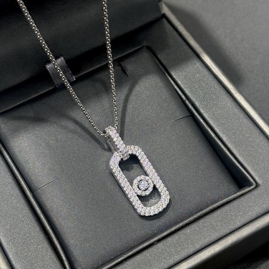 Messika Full Diamond Sliding Chain Necklace