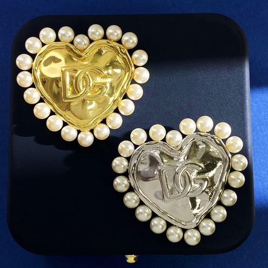 Dolce & Gabbana Pearl Heart Shape Brooch