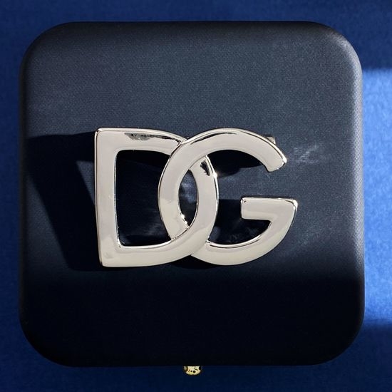 Dolce & Gabbana Simple Letter Shape Lapel Brooch
