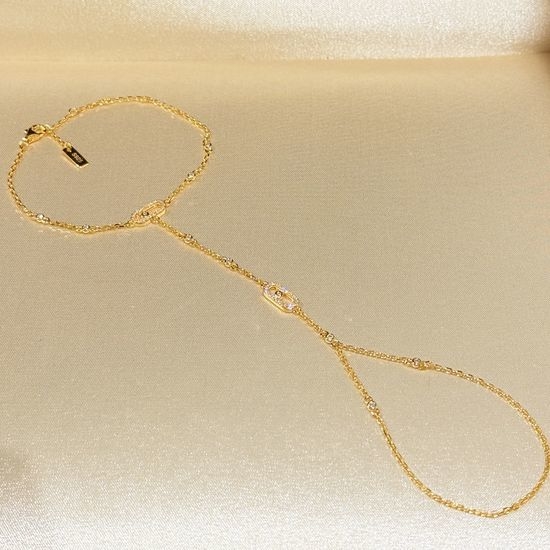 Messika Sliding Diamond Rose Gold Chain Ring