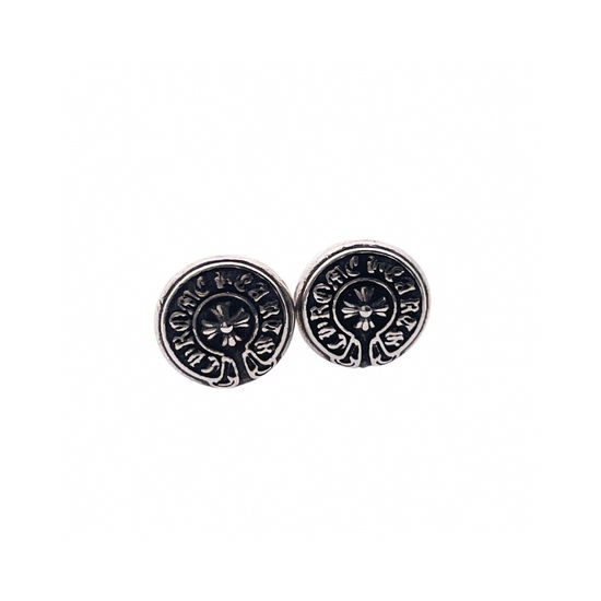 Chrome Hearts Vintage Horseshoe Silver Stud Earrings