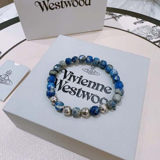 Versace Multi-element Agate Bracelet Retro Style