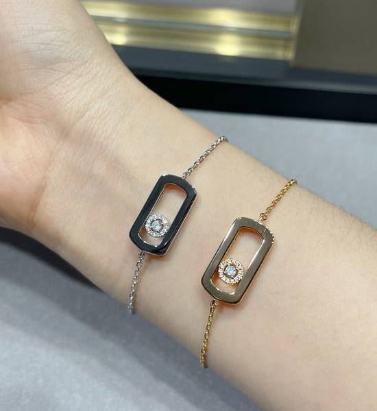 Messika Polished Gold Move Flexible Bracelet