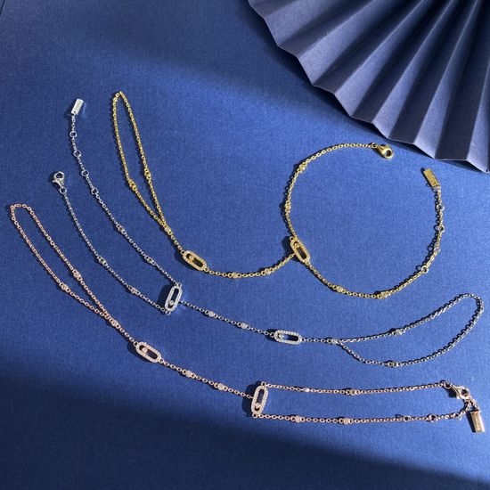 Messika Dainty Sliding Diamond Chain Bracelet