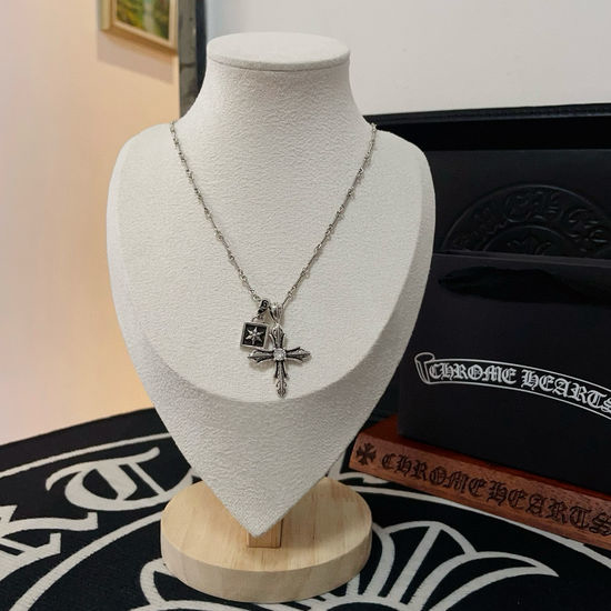 Chrome Hearts Vintage Cross Pendant Necklace