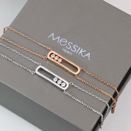 Messika Triple Motif Delicate Bracelet