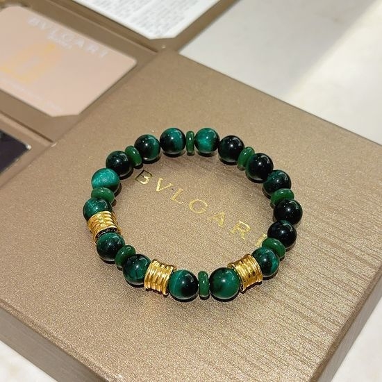 Bvlgari Natural Tiger s Eye Elegant Bracelet