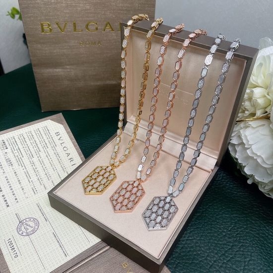 Bvlgari Scale Element Snake Necklace Luxury Jewelry