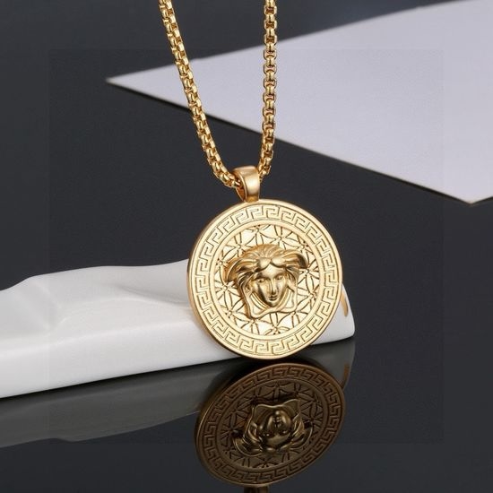Versace Classic Head Portrait Pendant Necklace